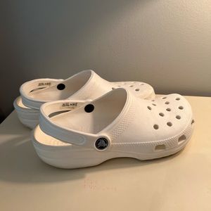 White Crocs